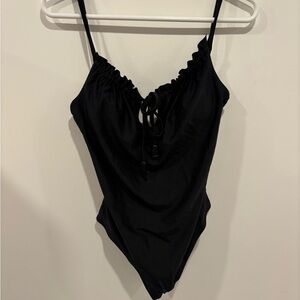Aerie Classic Black One-Piece